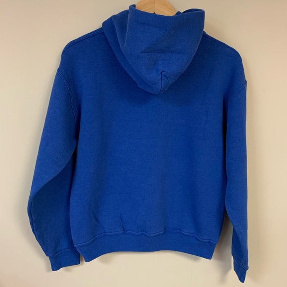 Delaware Hoodie Sweatshirt Boy’s Large Pullover Blue Hens UD Warm Fall Football - Picture 4 of 9